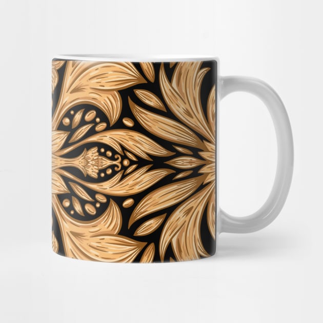 Wood floral pattern by trendybestgift